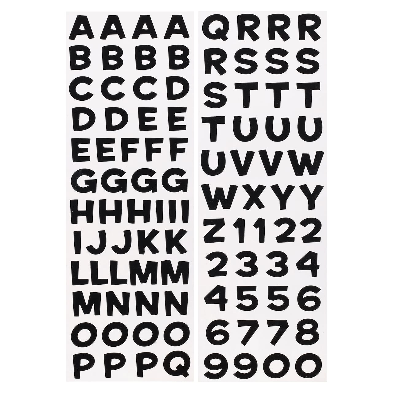 Black Alphabet Stickers by Recollections™